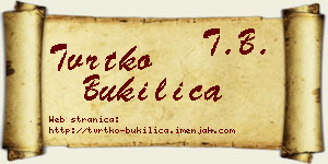Tvrtko Bukilica vizit kartica